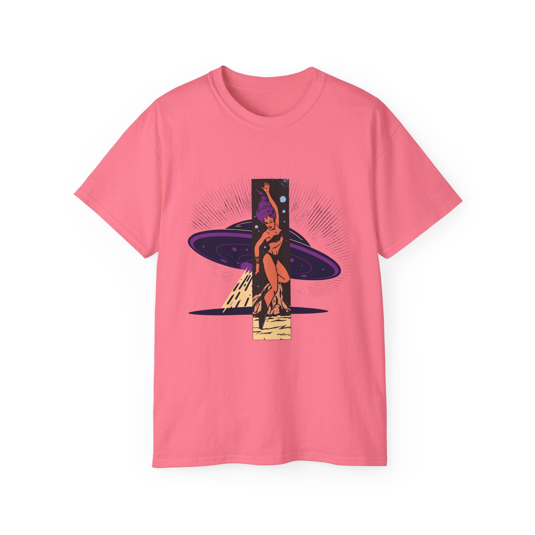 Space Warrior - Unisex Cotton Tee (Front) - Damned Threads